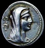 Romeinse Republiek. P. Sulpicius Galba, 69. Denarius
