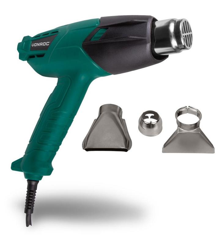 Heteluchtpistool 2000W - 3 temperatuurstanden | Incl. 3, Doe-het-zelf en Bouw, Gereedschap | Handgereedschap, Nieuw, Verzenden