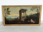 Scuola italiana (XVIII-XIX) - Paesaggio, Antiek en Kunst
