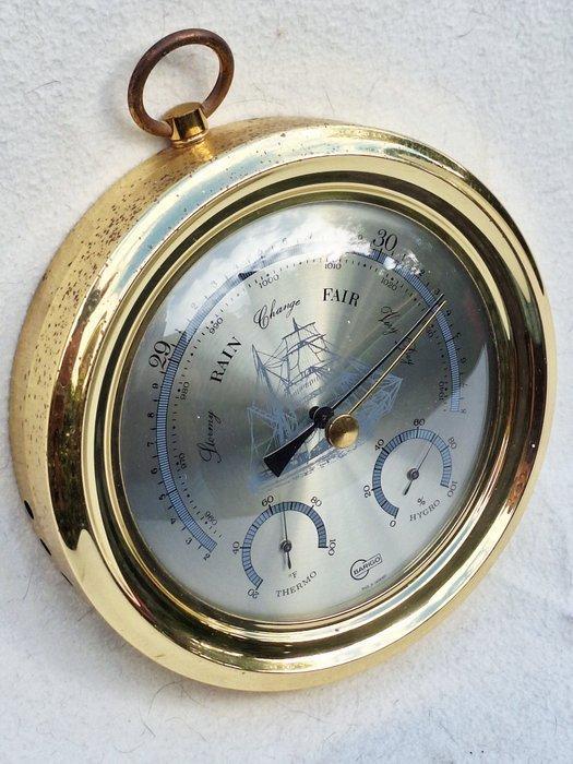 Barigo Germany - Weerstation - Glas, Hout, Messing, Antiek en Kunst, Curiosa en Brocante