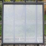 steellook aluminium raam , chassis 120 x 120 zwart ral 9005, 75 tot 150 cm, Raamkozijn, Ophalen of Verzenden, Inclusief glas