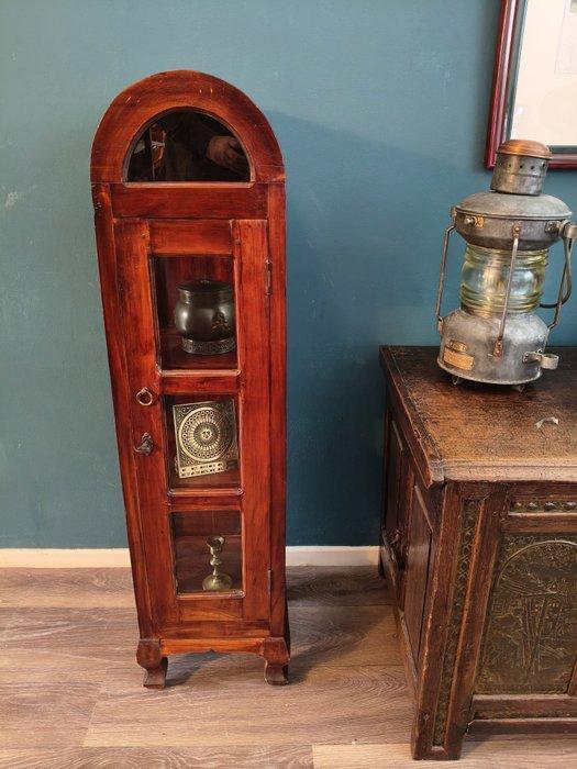 Vitrine - Teck - Boîte daffichage asiatique, Antiquités & Art, Curiosités & Brocante