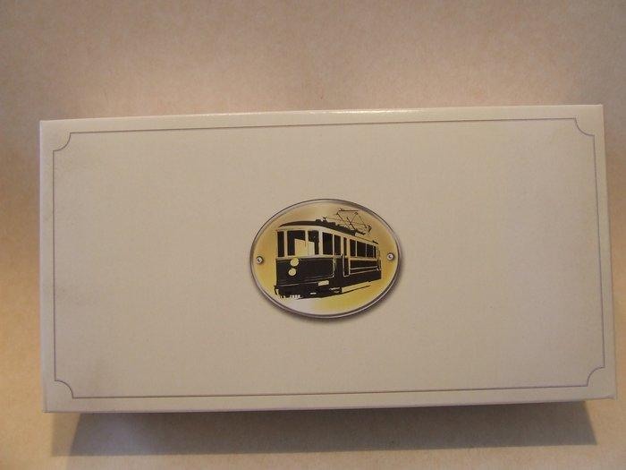 Atlas H0 - Modeltram (1) - Statisch model blauwe tram 465, Hobby en Vrije tijd, Modeltreinen | H0