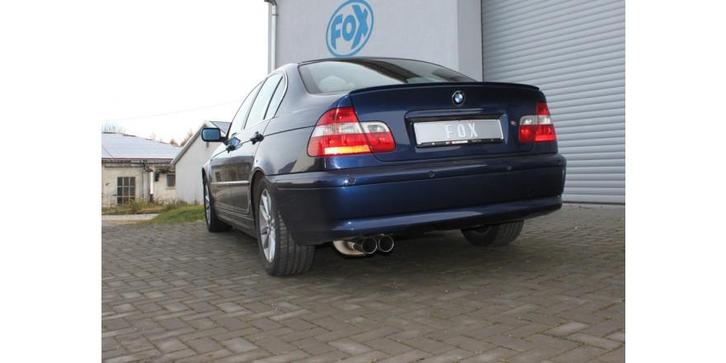 FOX BMW E46 320/ 323/ 328 einddemper single flow op originee, Auto-onderdelen, Uitlaatsystemen, Nieuw, Verzenden