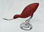 Statuette, Gestileerde loop vogel ( Kiwi ) - 17.8 cm - Métal