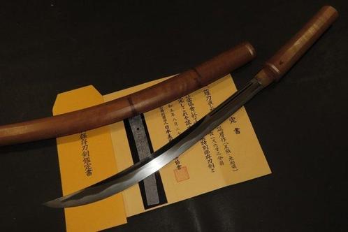Katana - Acier Tamahagane - Naginata Naoshi Wakizashi, Antiquités & Art, Antiquités | Autres Antiquités