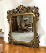 Wandspiegel- 130 cm - Glas, Hout - Cornucopia Francese, Antiek en Kunst