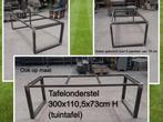 Tafelonderstel 300x110,5x73 cm hoog - eettafel - tuintafel, Tuin en Terras, Ophalen, Nieuw, Rechthoekig, Metaal