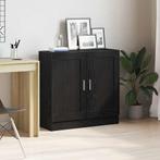 vidaXL Boekenkast Zwart eiken 82.5 x 30.5 x 80 cm Bewerkt, Huis en Inrichting, Verzenden, Nieuw