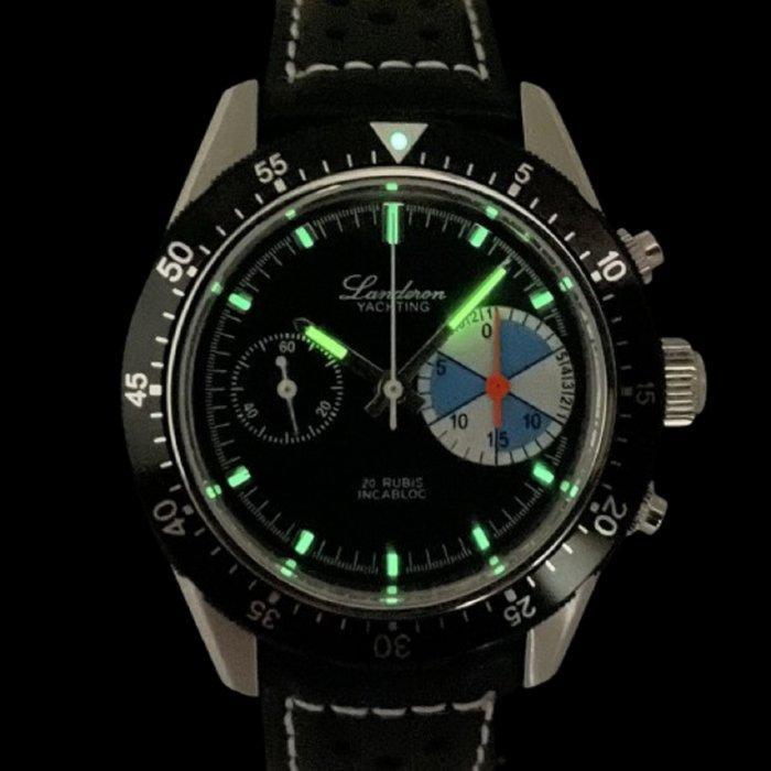 Landeron Yachting Saphir Mécanique - Homme - 2020 et après, Handtassen en Accessoires, Horloges | Heren