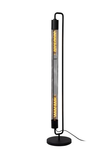 Lucide CALIXT - Vloerlamp - 2xE27 - Zwart -, Verzenden