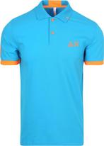 Sun68 Poloshirt Logo Fluo Blauw maat Maat 48/50 (M) Heren, Kleding | Heren, Nieuw, Sun68, Verzenden, Maat 48/50 (M)