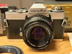 Minolta XD-5 chrome + 1,7/50mm + diverse toebehoren, 2x, Nieuw