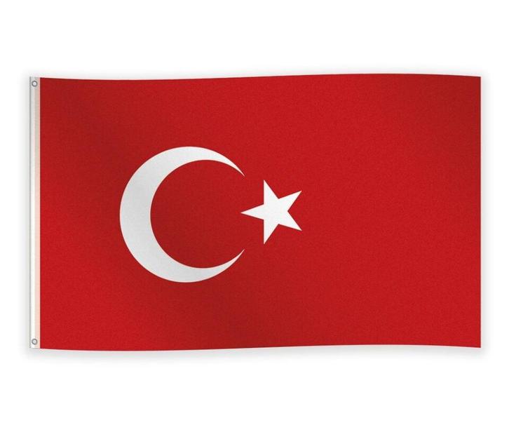 Vlag Turkije 1,5m, Hobby en Vrije tijd, Feestartikelen, Nieuw, Verzenden