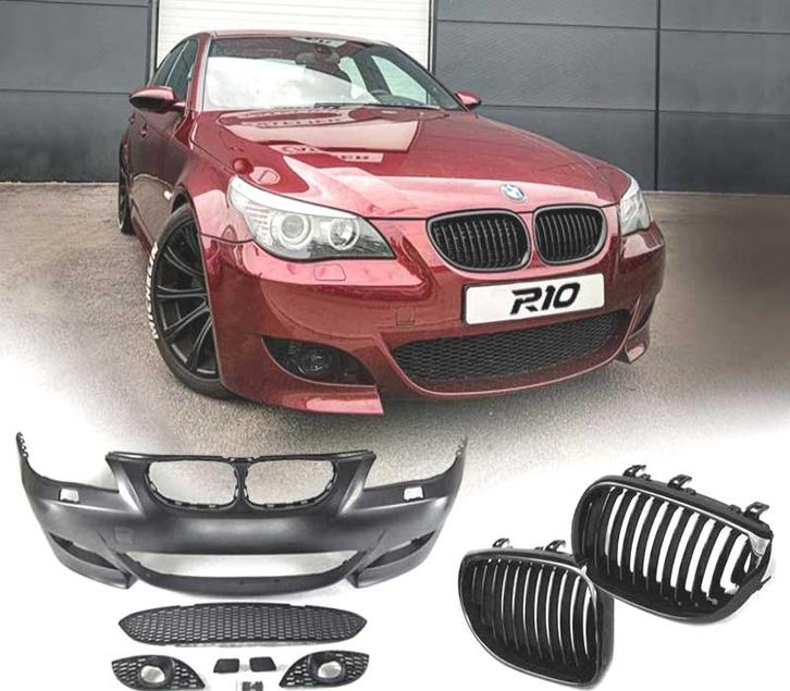 Pare Chocs + Calandres Pour Bmw E60 03-07 Look M5 Sra, Autos : Pièces & Accessoires, Carrosserie & Tôlerie, Envoi