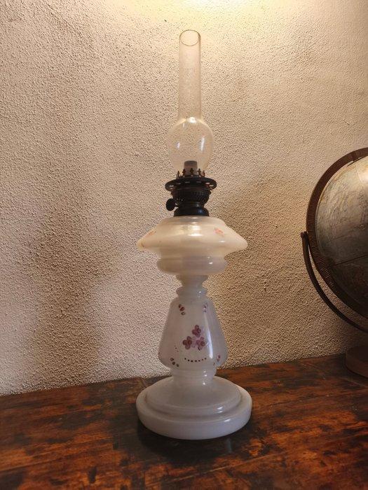 Olielamp - Glas, Antiquités & Art, Curiosités & Brocante