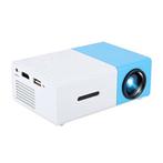 YG300 LED Projector - Mini Beamer Home Media Speler Blauw, TV, Hi-fi & Vidéo, Verzenden