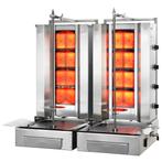 Dönergrill | SERIE F | Gas | 2x 4 Branders | 22.4kW (8x, Verzenden, Nieuw in verpakking