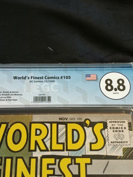 Worlds Finest Comics #105 - EGC 8.8 - The Alien Superman! -, Livres, BD | Comics