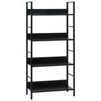 vidaXL Boekenkast met 4 schappen 60x27,6x90,5 cm bewerkt, Huis en Inrichting, Kasten | Boekenkasten, Verzenden, Nieuw