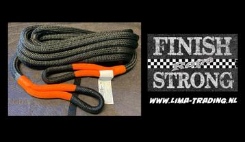 Kinetische recovery rope Finish Strong 19mm x 9mtr SWL: 8,3T, Ophalen of Verzenden