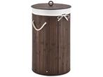Veiling - Bamboe Wasmand Curly - 55 Liter - Bruin, Nieuw