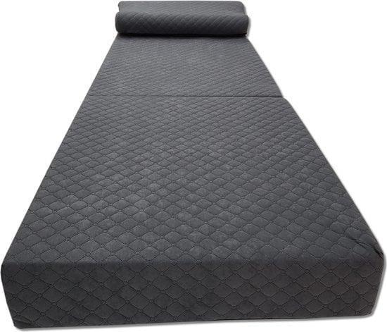 Praktische logeermatras met wasbare hoes - Gemakkelijk op..., Huis en Inrichting, Slaapkamer | Matrassen en Bedbodems, Nieuw, Ophalen of Verzenden