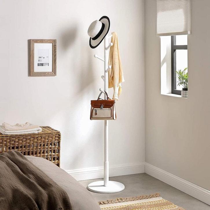 Kapstokboom -  - 7 haken - Vrijstaand - Wit, Huis en Inrichting, Woonaccessoires | Kapstokken, Nieuw, Ophalen of Verzenden