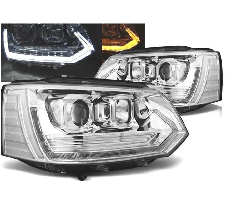 Phares Vw T5 10-15 Look T6 Chromé, Auto-onderdelen, Verlichting, Verzenden