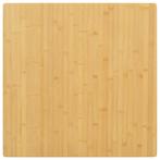 90x90 Bamboe Tafelblad | Retour Deal | Natuurlijk & Sterk, 50 tot 100 cm, Verzenden, Vierkant, Nieuw