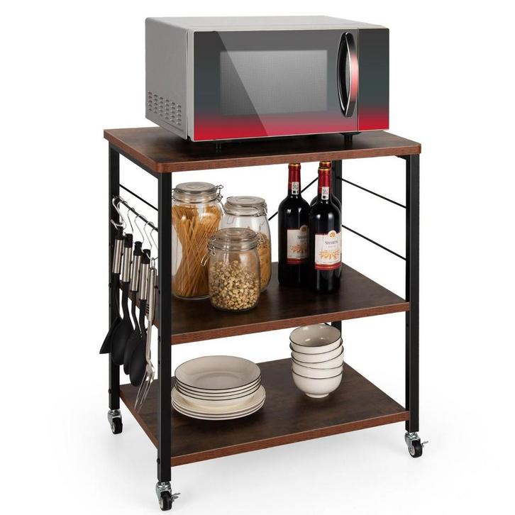 Tweedekans | Coast Bakkersrek Keukentrolley 60 x 40 x 73,5, Huis en Inrichting, Keuken | Servies, Ophalen of Verzenden