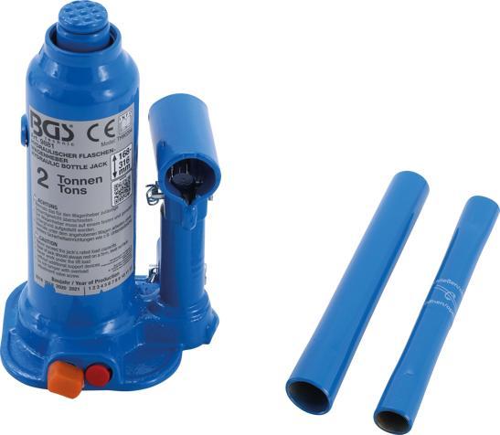 Hydraulische potkrik 2 ton, Auto diversen, Autogereedschap, Verzenden