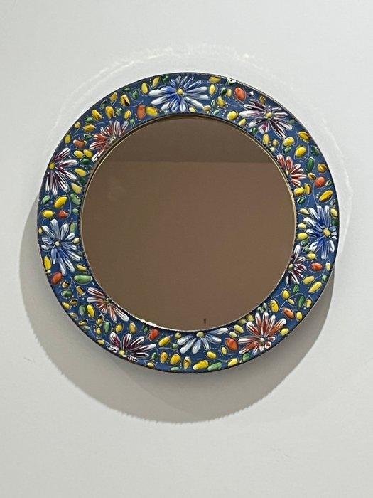 Spiegel - Emaille, Goud, Keramiek, Antiek en Kunst, Curiosa en Brocante