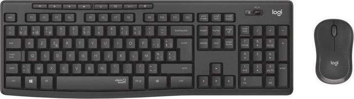 Draadloze muis en toetsenbord - AZERTY BE - Graphite Logi..., Informatique & Logiciels, Souris, Envoi