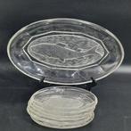 Plateau (6) - Cristal - set de harengs vintage