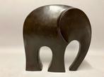 sculptuur, OLIFANT - 32 cm - Grote bronzen olifant -, Antiek en Kunst