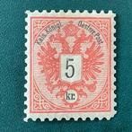 Oostenrijk 1883 - 5 Kruezer dubbeladler met uitstekende, Gestempeld