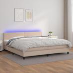 vidaXL Sommier à lattes de lit avec matelas LED, Verzenden
