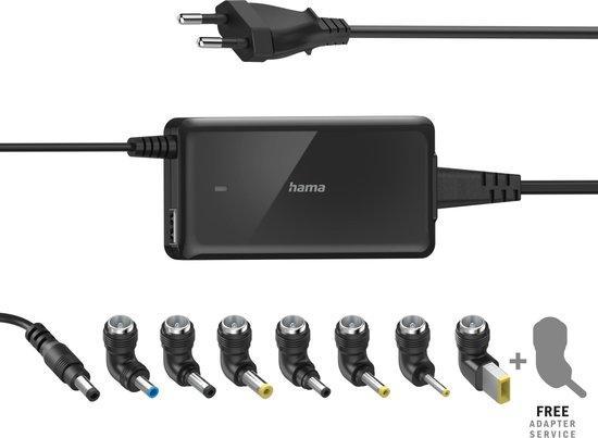 Hama Universele notebook-netadapter Slim & Light, 19V/65W, Computers en Software, Pc- en Netwerkkabels, Nieuw, Verzenden