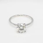 Zonder Minimumprijs - Ring - 18 karaat Witgoud -  2.50ct., Bijoux, Sacs & Beauté, Bagues