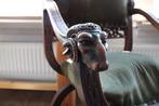 Fauteuil - Bois teinté - Fauteuil antique Dagobert, Antiquités & Art