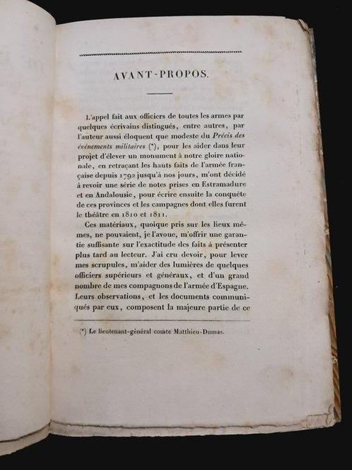 Édouard Lapène - Conquête de lAndalousie - 1823, Antiek en Kunst, Antiek | Boeken en Manuscripten