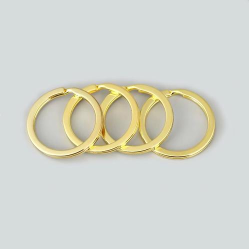Set van 30 mooie sleutelringen (22-28 mm, kleur 5: goud), Doe-het-zelf en Bouw, Gereedschap | Overige machines, Nieuw, Verzenden