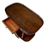 Serveerwagen - Hout, Metaal, Rubber - Antieke rococostijl, Nieuw