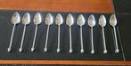 Lepel (10) - Zilver - Luxe zilveren lepeltjes, Antiek en Kunst