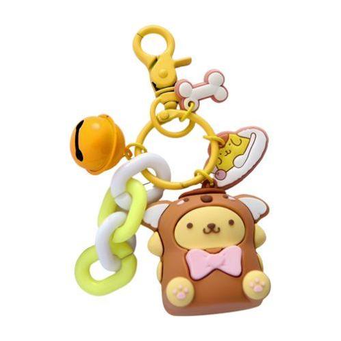 Sanrio - Pompompurin Sleutelhanger met charms, Collections, Porte-clés, Envoi