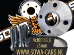 Spacers 25mm Opel Corsa 4x100 56.6 Spoorverbreders adapters, Ophalen of Verzenden