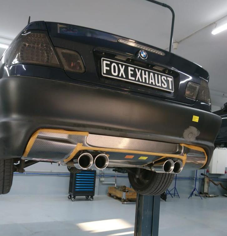 FOX BMW E46 320/ 323/ 325/ 328/ 330 M3 look V2 einddemper ui, Autos : Pièces & Accessoires, Systèmes d'échappement, Envoi