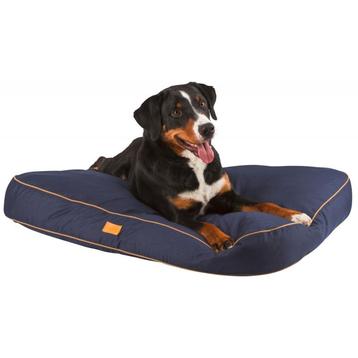 Ligkussen jerome, navy-cognac, 80x60x6cm - kerbl