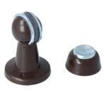 DX Deurvastzetter magnetisch 80mm bruin, Doe-het-zelf en Bouw, Nieuw, Overige materialen, Klink of Kruk